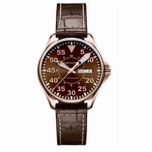 Hamilton Khaki Aviation Pilot PVD Gold (H64445595) Watch