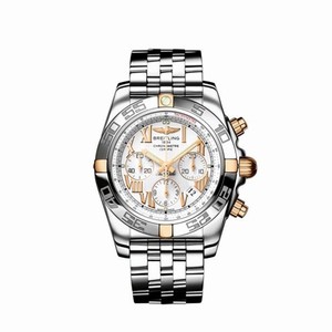 Breitling Chronomat 44 Two Tone Minor / Silver (IB011012.A692) Watch