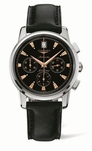 Longines Conquest Heritage Chronograph Black / Calf (L1.641.4.52.2) Watch