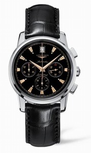 Longines Conquest Heritage Chronograph Black Dial (L1.641.4.52.4) Watch