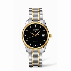 Longines Master Collection Date 36 Two Tone Black DIamond (L2.518.5.57.7)