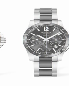 Longines Conquest Chronograph Automatic 41mm Ceramic (L2.744.4.56.7) Watch