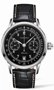 Longines Heritage Column Wheel Single Push Piece Chronograph Black (L2.800.4.53.0)