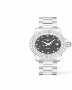 Longines Conquest 29.5 Automatic Double Row Diamond (L3.180.0.57.6) Watch
