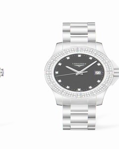 Longines Conquest 35 Quartz Stainless Steel Diamond Bezel (L3.280.0.57.6) Watch