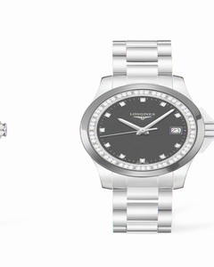 Longines Conquest 35 Quartz Ceramic Diamond (L3.281.0.57.6) Watch Longines Conquest 35 Quartz Ceramic Diamond (L3.281.0.57.6) Watch