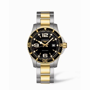 Longines Hydroconquest Quartz 39 Two Tone Black (L3.640.3.56.7) Watch