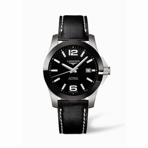 Longines Conquest 41 Automatic Ceramic (L3.657.4.56.0) Watch Longines Conquest 41 Automatic Ceramic (L3.657.4.56.0) Watch