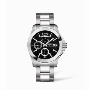 Longines Conquest Chronograph Black Bracelet (L3.662.4.56.6)