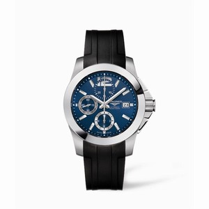 Longines Conquest Chronograph Blue Rubber (L3.662.4.96.2) Watch
