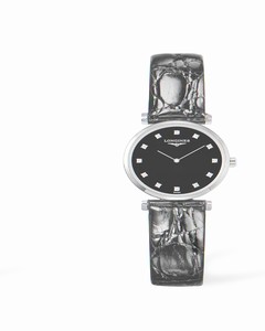 Longines La Grande Classique Quartz 24 Black Leather (L4.209.4.58.2) Watch