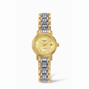 Longines Presence 25.5 Automatic Yellow Stick Yellow Bracelet Two Tone (L4.221.2.42.7) Watch