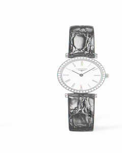 Longines La Grande Classique Quartz 24 Diamond Bezel (L4.241.0.11.2) Watch Longines La Grande Classique Quartz 24 Diamond Bezel (L4.241.0.11.2) Watch