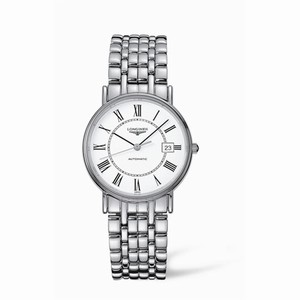 Longines Presence 34.5 Automatic Stainless Steel Roman Bracelet (L4.721.4.11.6) Watch