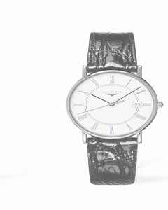 Longines Presence 33.5 Quartz Gold Crocodile (L4.743.6.11.0) Watch