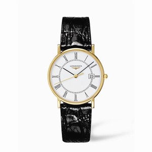 Longines Presence 33.5 Quartz Gold (L4.743.6.11.2) Watch