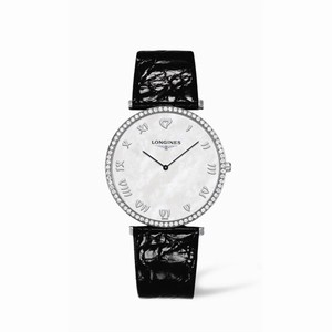 Longines La Grande Classique 37 Quartz Diamond Bezel Heart MOP (L4.770.0.09.4) Watch