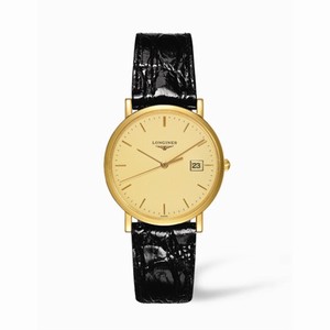 Longines Presence 34 Quartz Gold (L4.777.6.32.2) Watch Longines Presence 34 Quartz Gold (L4.777.6.32.2) Watch