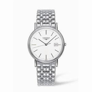 Longines Presence 38.5 Quartz Stainless Steel Stick Bracelet (L4.790.4.12.6) Watch Longines Presence 38.5 Quartz Stainless Steel Stick Bracelet (L4.790.4.12.6) Watch