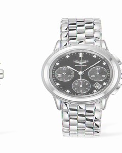 Longines Flagship Chronograph Black Diamond (L4.803.4.57.6) Watch