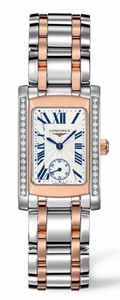 Longines DolceVita 20 Quartz Two Tone Pink Diamond (L5.155.5.79.7) Watch