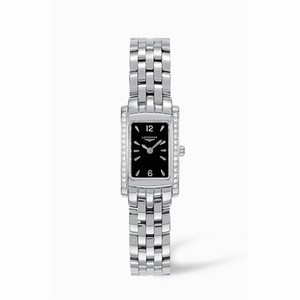 Longines DolceVita 16 Quartz Stainless Steel Diamond Black (L5.158.0.76.6) Watch