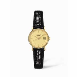 Longines Presence 23.5 Quartz Gold Yellow Stick (L7.490.6.32.2) Watch