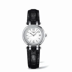 Longines PrimaLuna Quartz 26.5 Leather Diamond Arabic (L8.110.0.16.2) Watch Longines PrimaLuna Quartz 26.5 Leather Diamond Arabic (L8.110.0.16.2) Watch
