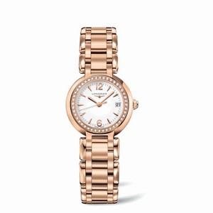 Longines PrimaLuna Quartz 26.5 Pink Gold Diamond Arabic (L8.110.9.16.6) Watch