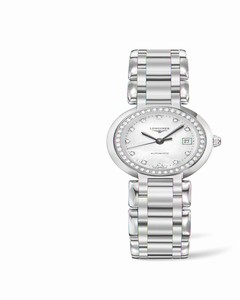 Longines PrimaLuna Automatic 26.5 Two Tone Pink Diamond MOP (L8.111.5.89.6) Watch