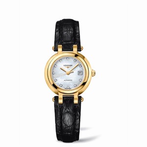 Longines PrimaLuna Automatic 26.5 Yellow Gold Leather MOP (L8.111.6.87.2) Watch Longines PrimaLuna Automatic 26.5 Yellow Gold Leather MOP (L8.111.6.87.2) Watch