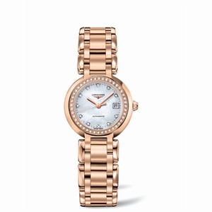 Longines PrimaLuna Automatic 26.5 Pink Gold Diamond MOP (L8.111.9.87.6) Watch