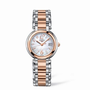 Longines PrimaLuna Quartz 30 Two Tone Pink Funky MOP (L8.112.5.83.6) Watch Longines PrimaLuna Quartz 30 Two Tone Pink Funky MOP (L8.112.5.83.6) Watch