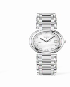 Longines PrimaLuna Quartz 30 Two Tone Pink MOP (L8.112.5.87.6) Watch