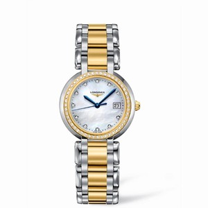 Longines PrimaLuna Quartz 30 Two Tone Diamond MOP (L8.112.5.97.6) Watch