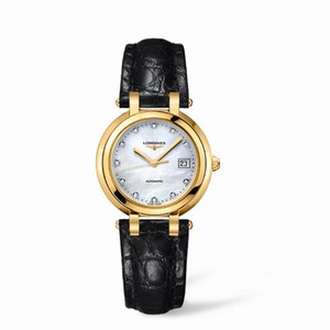 Longines PrimaLuna Automatic 30 Yellow Gold Strap MOP (L8.113.6.87.2) Watch