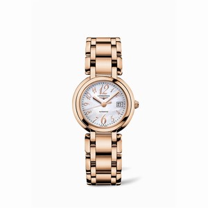 Longines PrimaLuna Automatic 30 Pink Gold Funky MOP (L8.113.8.83.6) Watch