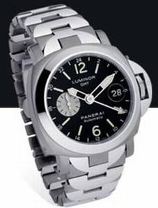 Panerai Luminor GMT Titanium / Steel (PAM00161) Watch Panerai Luminor GMT Titanium / Steel (PAM00161) Watch