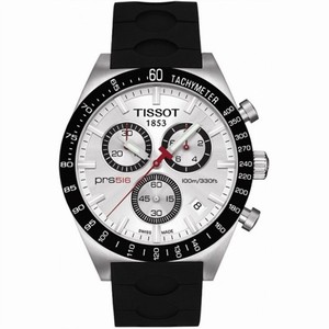 Tissot PRS 516 Quartz Chronograph Silver Rubber (T0444172703100) Watch Tissot PRS 516 Quartz Chronograph Silver Rubber (T0444172703100) Watch