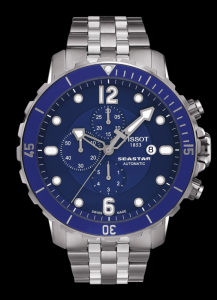 Tissot Seastar 1000 Automatic Chronograph Blue Ceramic (T0664271104702) Watch